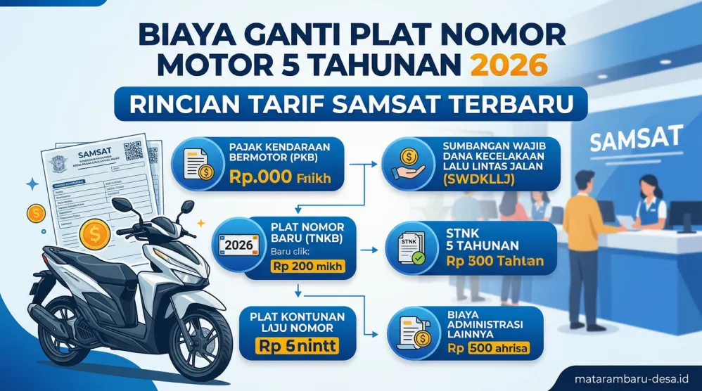 Panduan Lengkap Berapa Biaya Ganti Plat Nomor Kendaraan Baru Dan Prosedurnya