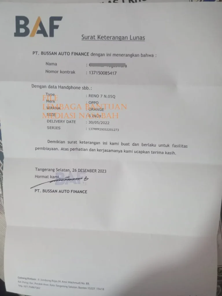 Panduan Lengkap Cara Mengurus Surat Lunas Kredit Mobil Dari Leasing