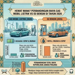 Panduan Lengkap Cara Menghitung Biaya Cas Mobil Listrik Vs Bensin Per Km